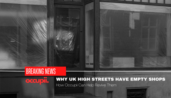 Closed retail units in London available for short-term rental