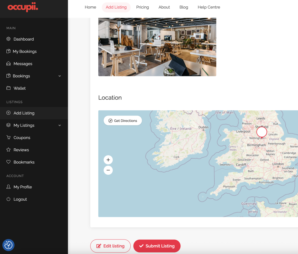 Occupii - Preview and Submit